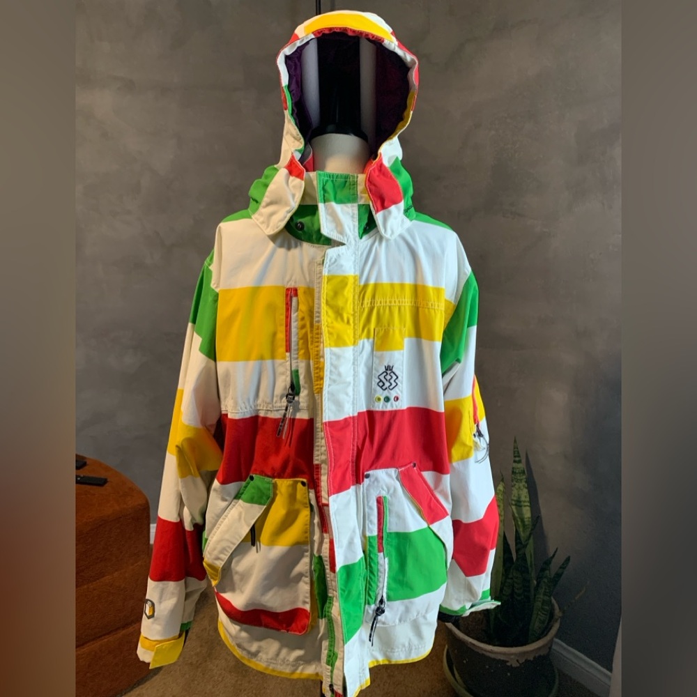 Vintage Special Blend Colorblock design snowboard Jacket